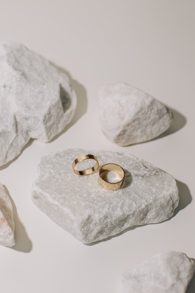 Pair of Rings on a Rock